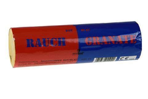 Rauchgranate Rot/Blau