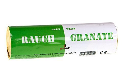 Rauchgranate Grün/Weiß