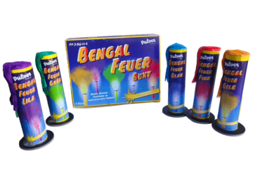 Pulver Pyrotechnik Bengal Feuer Bunt