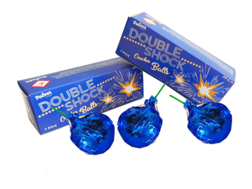 Pulver Pyrotechnik Double Shock Crackling Balls