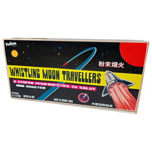 Pulver Pyrotechnik, Whistling Moon Travellers - Baby Raketen